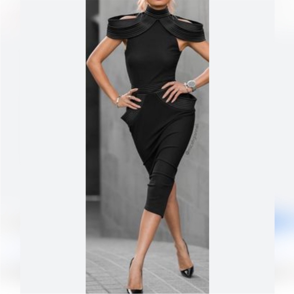 Zhivago “Interstellar” / “Cadet” Structured Shoulder Dress